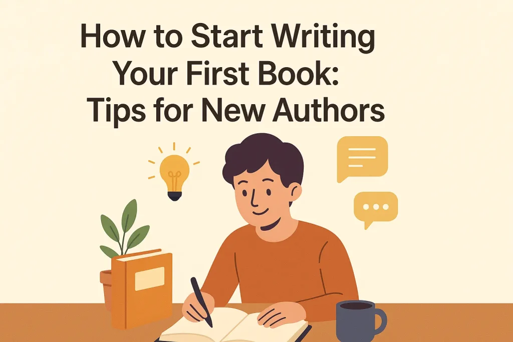 How to Start Writing Your First Book Tips for New Authors