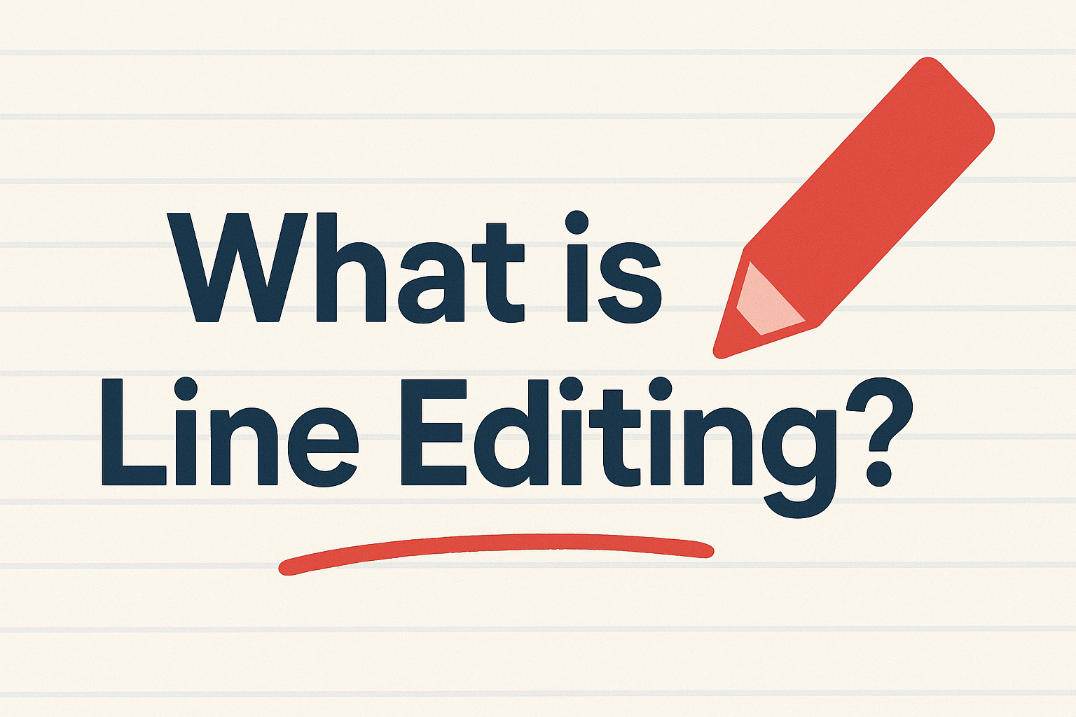 What is Line Editing?